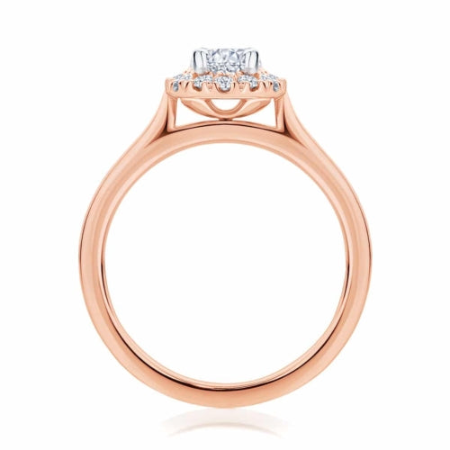 1.30 Ct Oval Cut 4 Prong Set Lab Dimaond Halo Engagement Ring In Yellow Gold